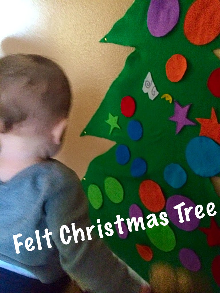 Adventures with the Woods "Pinned it and did it" Felt Christmas Tree